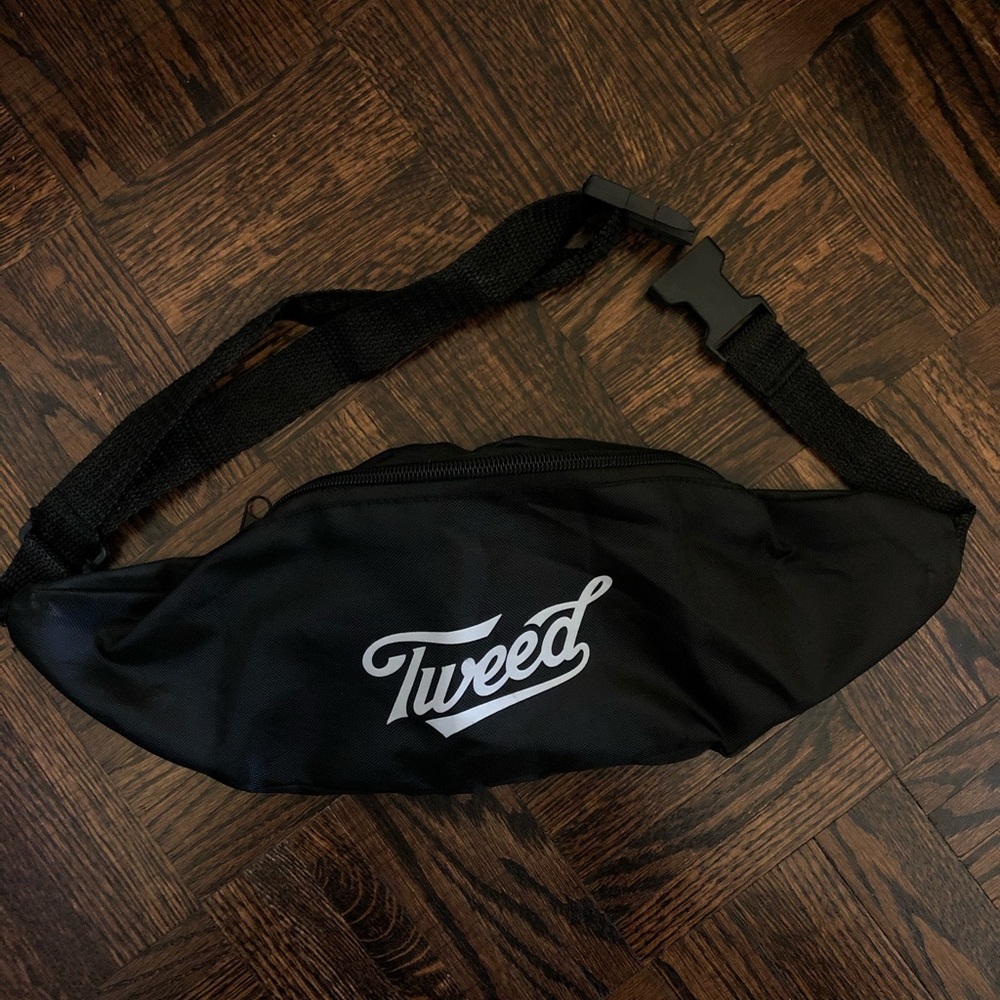 Tweed fanny pack